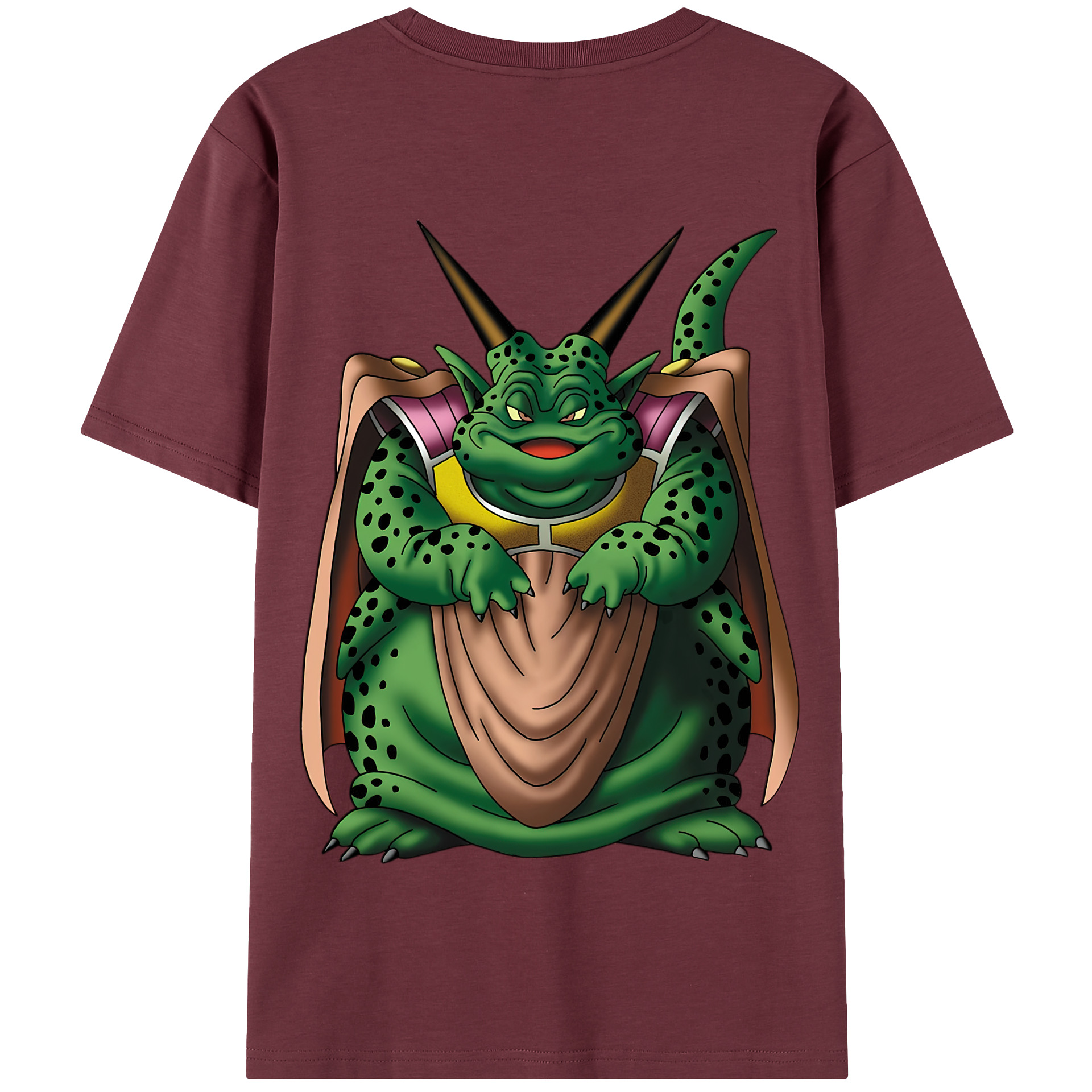 （画像用） ドラゴンクエスト Doragon Kuesuto Dragon Quest 綿100％半袖Tシャツ（背面プリント）